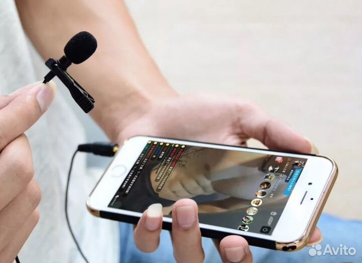 Микрофон петличка, для смартфонов