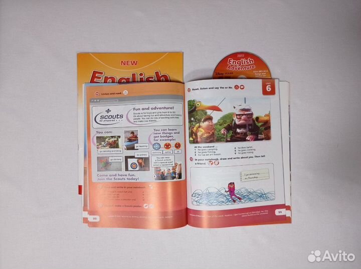 English Adventure Level2/ (AB,PB,CD) новый