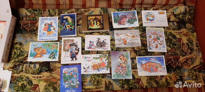Открытки советские чистые разные