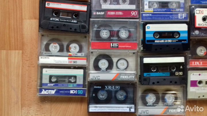 Аудиокассеты б/у 18 шт
