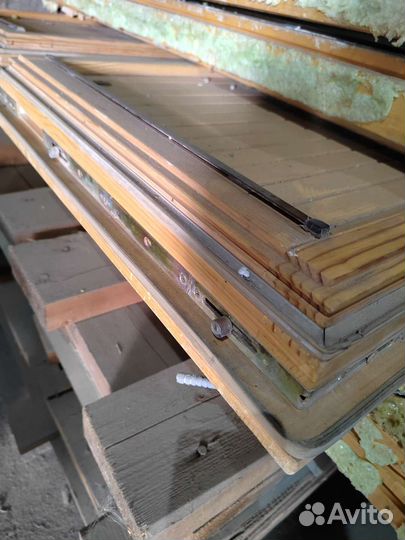 Деревянные окна со стеклопакетом бу