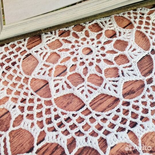Ажурная салфетка крючком кружево