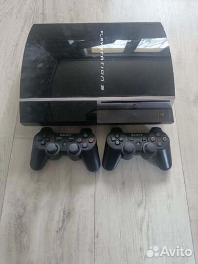 Sony PS3 прошитая + 2геймпада