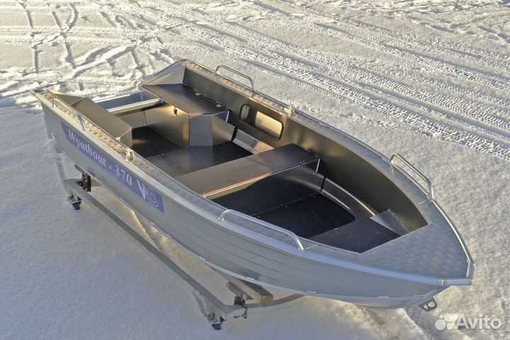 Новая алюминиевая лодка Wyatboat 370 нерегистрат