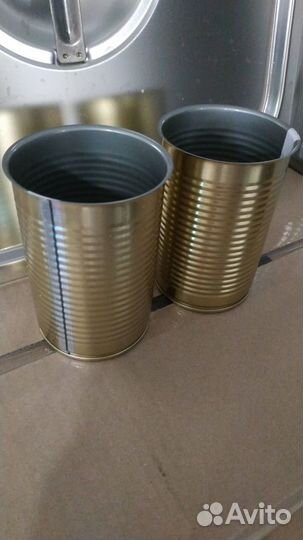 Банка жестяная 68 штук для туристических свечей