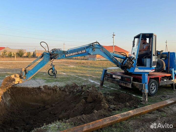 Копаем канализационные ямы до 5 метра и подвалы