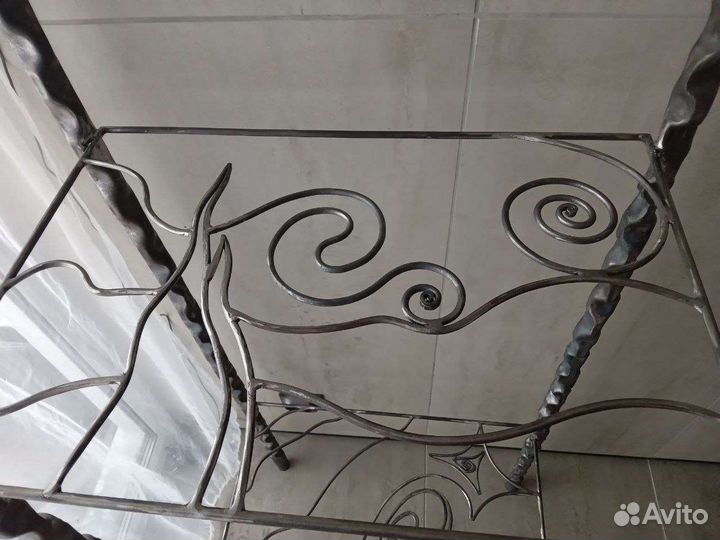 Кованая дровница 