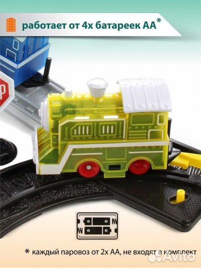 Новая железная дорога на батарейках