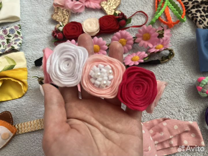 Повязки на голову для малышки, ободки для девочек