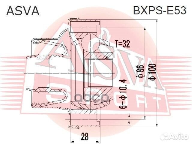 ШРУС bxpse53 asva