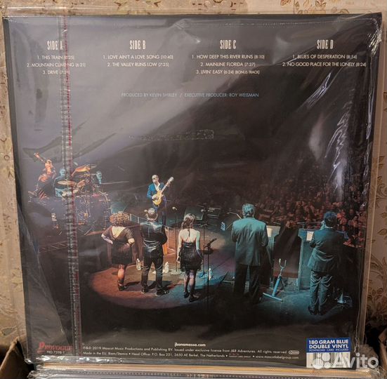 Joe Bonamassa –Sydney Opera 2LP пластинка Винил