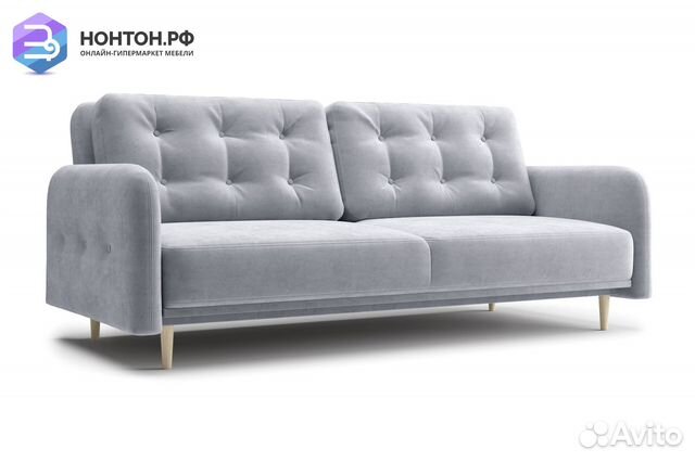 Диван книжка Париж серый