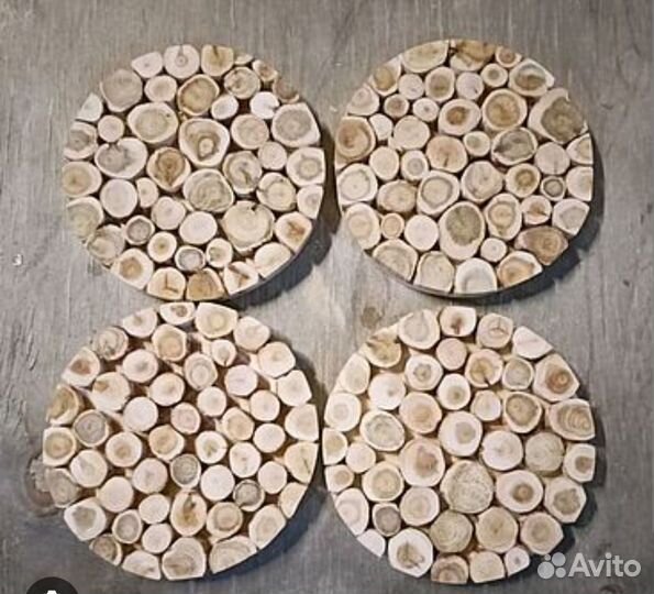 Подставка из можжевельника