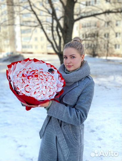 Букет из Рафаэлло/букет из конфет/сладкий букет