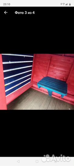 Детский игровой домик из дерева