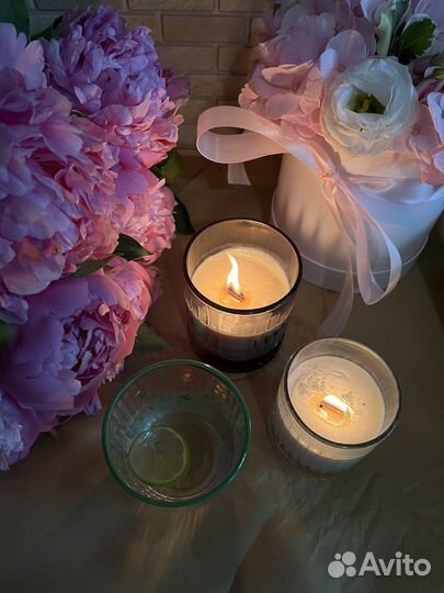 Ароматические свечи из соевого воска