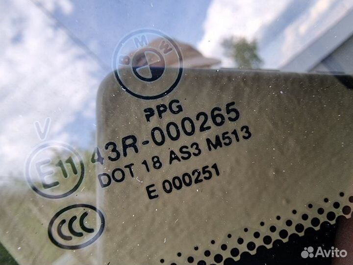 Стекло глухое заднее левое Bmw X6 E71 N63 4 2008