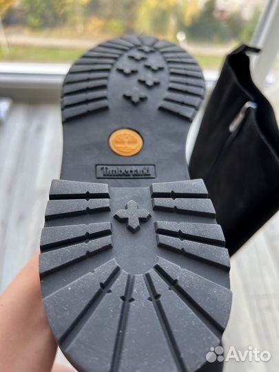 Женские осенние высокие кожаные сапоги Timberland