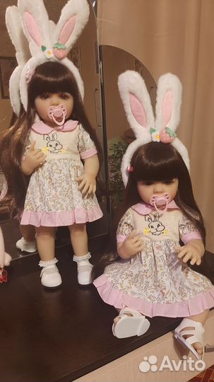 Кукла Реборн полностью силиконовая 55см