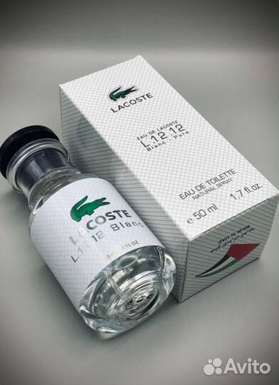 Духи Lacoste 12.12 blanc pure 50мl