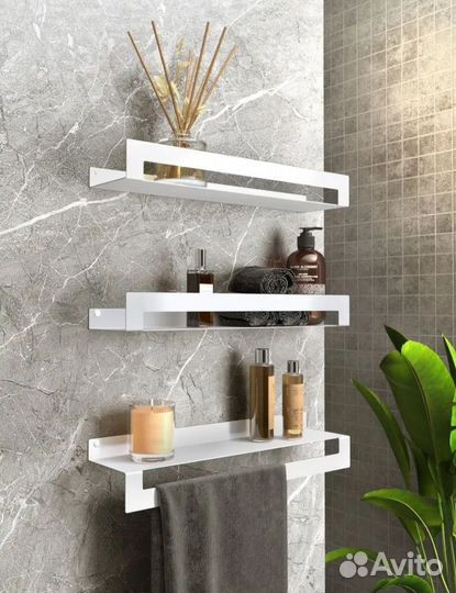 Полки для ванной комнаты