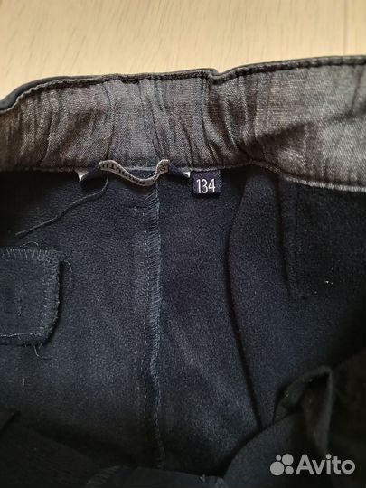 Утепленные брюкина на мальчика р 134