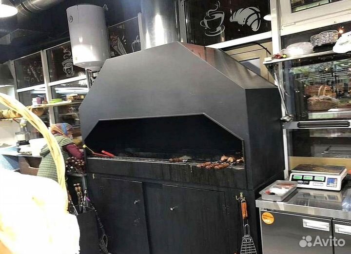 Мангал для кафе новый