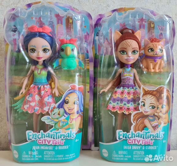 Новые Enchantimals: волк, снежный леопард, кошки