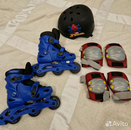 Роликовые коньки детские раздвижные