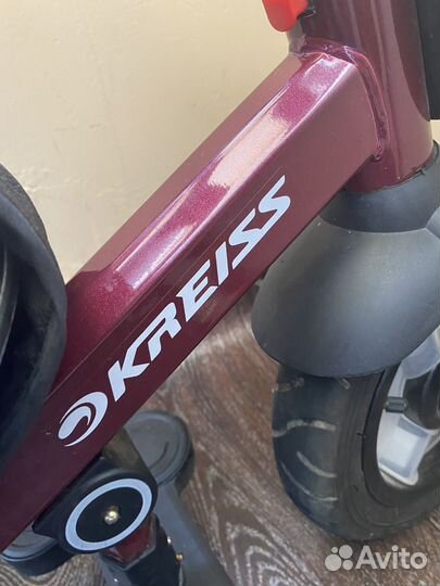 Детский трехколесный велосипед коляска