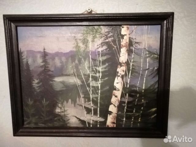 Картина маслом на холсте пейзаж