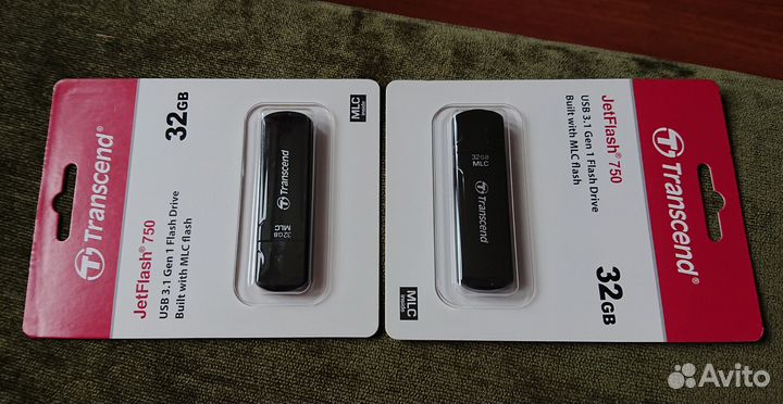 USB флешки Transcend 700/750/780 MLC 32/64/128GB