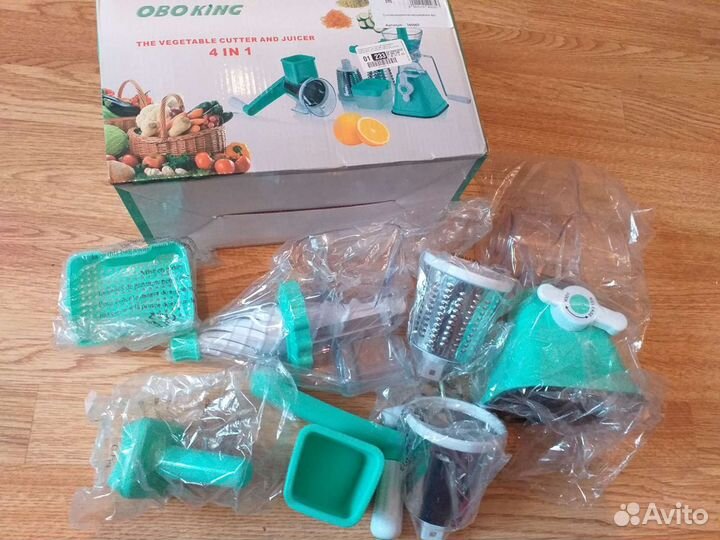 Набор терка, слайсер, соков OBO king 4 in 1 новый