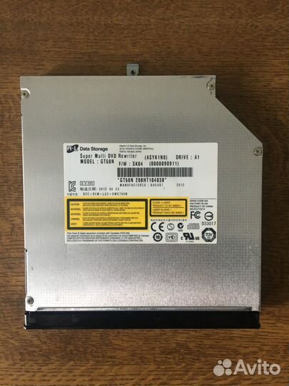 Оптический привод ноутбука DVD-RW Hitachi-LG GT50N