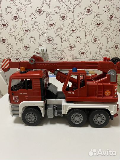 Пожарная машина кран bruder Feuerwehr man