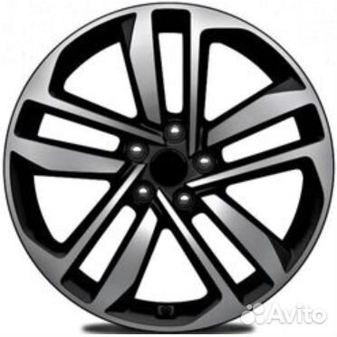 Диски Khomen KHW 1612 6.5x16 5*114.3 ET41 DIA67.1 Black-FP Литой