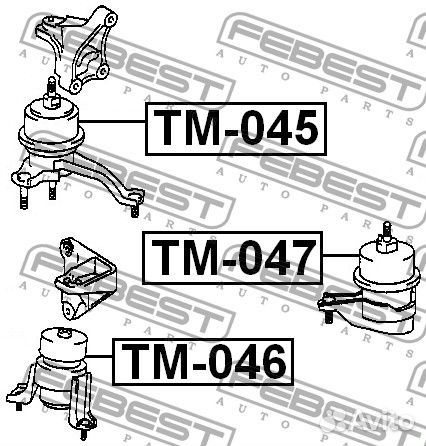 Подушка двигателя правая (гидравлическая) AT