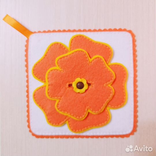 Развивающие карточки для малышей из фетра