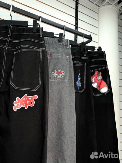 Джинсы широкие y2k jnco