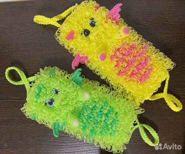 Мочалки игрушки