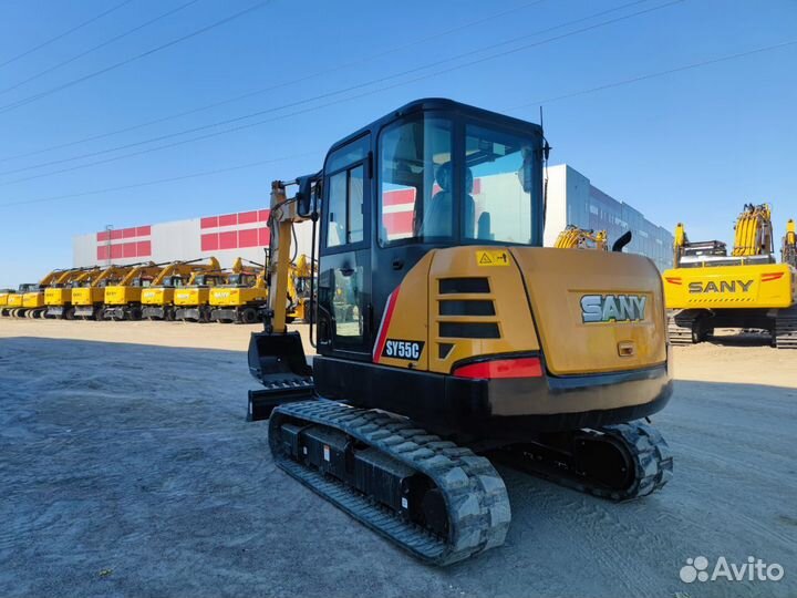 Мини-экскаватор SANY SY55C, 2024