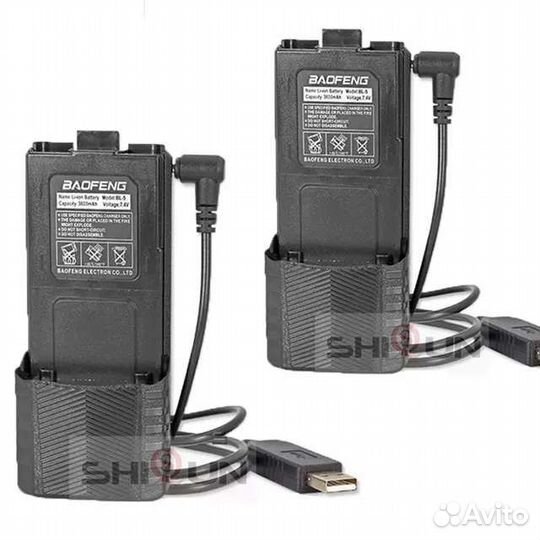 Увеличенный аккумулятор 3800 мач Baofeng UV-5R