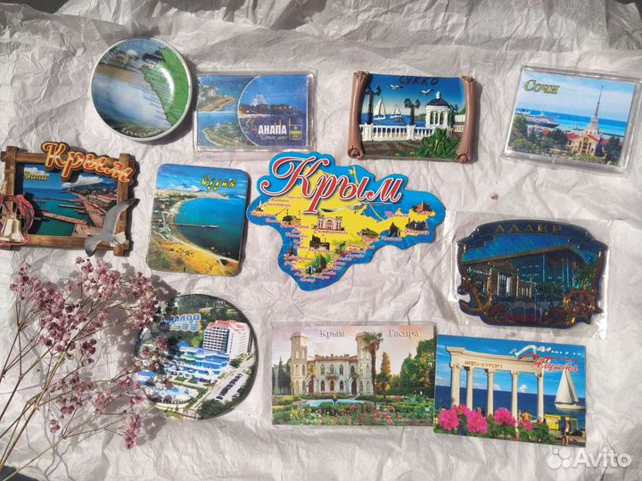 Магниты на холодильник Крым Сочи Анапа