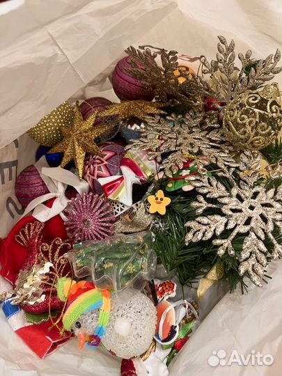 Новогодние украшения пакетом