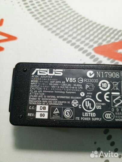 Блок питания Asus adp-40ph ab 19V 2.1 A 2.5x0.7 mm