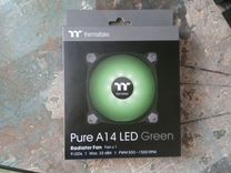 Кулер для компьютерного корпуса Pure A14 LED Green