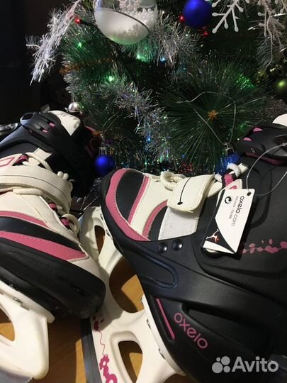 Коньки ледовые oxelo Fit 3