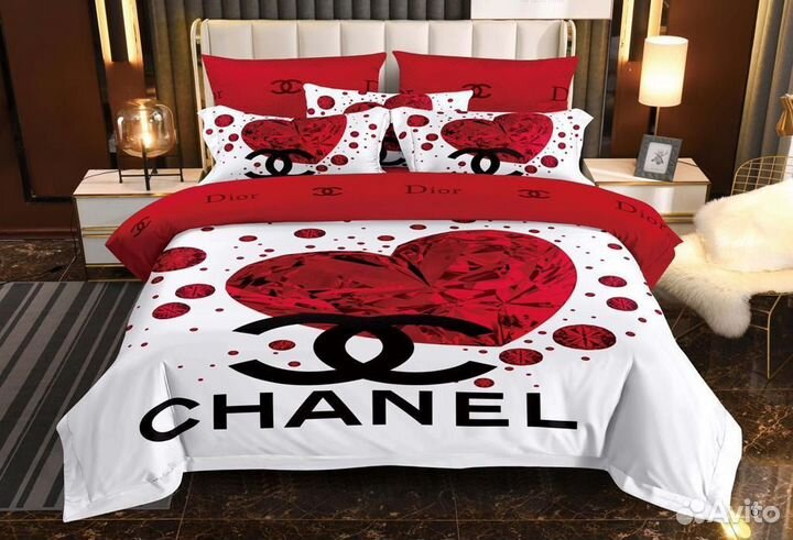 Постельное белье евро новое