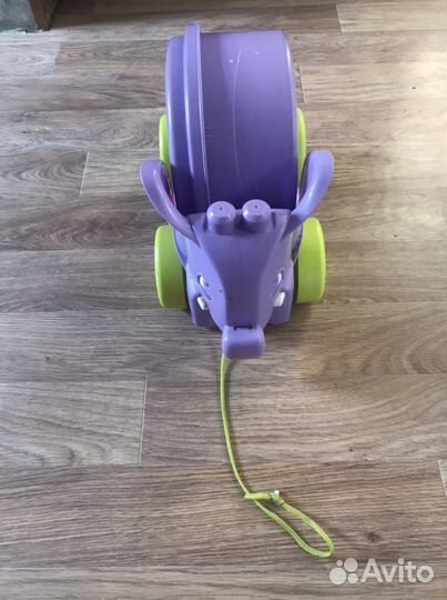 Конструктор + каталка «Слоник»