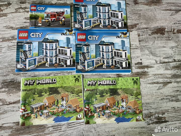 Lego city полицейский участок и minecraft(аналог)